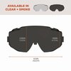 Ergodyne Skullerz MODI OTG Anti-Scratch and Enhanced Anti-Fog Safety Goggles Replacement Lens, Smoke 60305